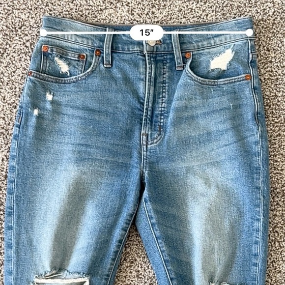 Madewell The Perfect Vintage Jean - Straight Leg - Denman Wash - Size 27 - Picture 12 of 14
